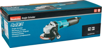 Углошлифовальная машина Makita GA5091X01 1900Вт 11500об/мин рез.шпин.:M14 d=125мм - купить недорого с доставкой в интернет-магазине