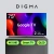 Телевизор QLED Digma 75" DM-LED75UQB31 Google TV Frameless Metal черный/черный 4K Ultra HD 60Hz MEMC DVB-T DVB-T2 DVB-C DVB-S DVB-S2 USB WiFi Smart TV - купить недорого с доставкой в интернет-магазине