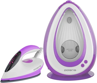 Парогенератор Polaris PSS 6540K 2400Вт фиолетовый/белый - купить недорого с доставкой в интернет-магазине