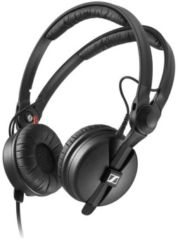 Наушники накладные Sennheiser HD 25 Plus 1.5м черный проводные оголовье (506908) - купить недорого с доставкой в интернет-магазине