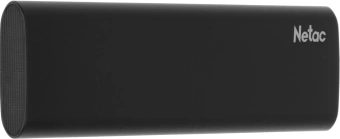 Накопитель SSD Netac USB-C 128GB NT01ZSLIM-128G-32BK Z Slim черный - купить недорого с доставкой в интернет-магазине
