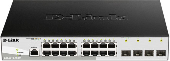 Коммутатор D-Link DGS-1210-20/ME/B1A 16x1Гбит/с 4SFP управляемый - купить недорого с доставкой в интернет-магазине
