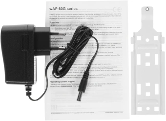 Точка доступа MikroTik wAP 60G AP (RBWAPG-60AD-A) WiGig 10/100/1000BASE-TX белый - купить недорого с доставкой в интернет-магазине