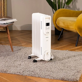 Радиатор масляный Timberk Home Intellect T-OR1507-F10E-WF 1500Вт белый - купить недорого с доставкой в интернет-магазине
