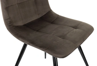 Стул для дома Бюрократ CH-K1_4 комплект 4шт коричневый Holland 74 металл черный на ножках (CH-K1_1/HL74_4) - купить недорого с доставкой в интернет-магазине