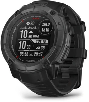 Смарт-часы Garmin Instinct 2X Solar Tactical Edition 50мм 1" MIP корп.черный рем.черный (010-02805-03) - купить недорого с доставкой в интернет-магазине