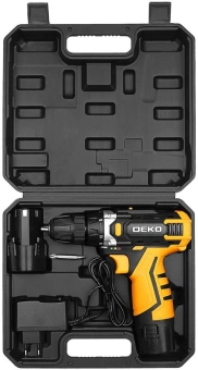 Дрель-шуруповерт Deko DKCD12V аккум. патрон:быстрозажимной (кейс в комплекте) (083-1006) - купить недорого с доставкой в интернет-магазине