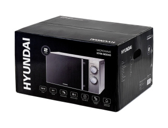 Микроволновая Печь Hyundai HYM-M2040 20л. 700Вт нержавеющая сталь - купить недорого с доставкой в интернет-магазине