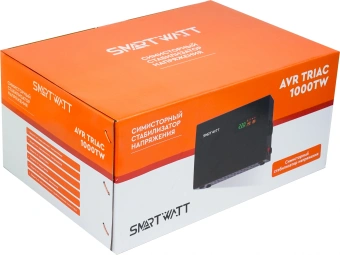 Стабилизатор напряжения Smartwatt AVR Triac 1000TW 1000ВА черный - купить недорого с доставкой в интернет-магазине