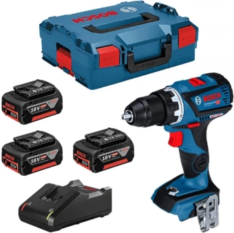 Дрель-шуруповерт Bosch GSR 18V-60C аккум. патрон:быстрозажимной (кейс в комплекте) (0615990L8E) - купить недорого с доставкой в интернет-магазине