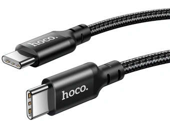 Кабель Hoco X14 X14 TYPE-C TO TYPE-C 1м черный - купить недорого с доставкой в интернет-магазине