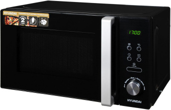 Микроволновая Печь Hyundai HYM-D3001 20л. 700Вт черный/хром - купить недорого с доставкой в интернет-магазине