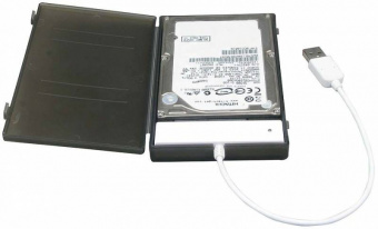 Внешний корпус для HDD/SSD AgeStar SUBCP1 SATA USB2.0 пластик черный 2.5" - купить недорого с доставкой в интернет-магазине