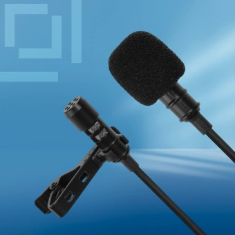 Микрофон проводной Оклик MP-M400 3м черный - купить недорого с доставкой в интернет-магазине