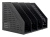 Лоток вертикальный Deli 78996DK-GREY 4отд. складной A4 332x256x243мм темно-серый пластик - купить недорого с доставкой в интернет-магазине