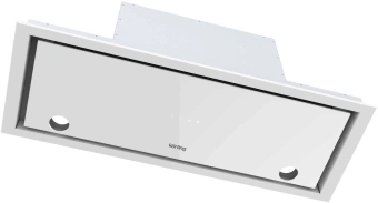 Вытяжка встраиваемая Korting KHI 9777 GW белый управление: сенсорное (1 мотор) - купить недорого с доставкой в интернет-магазине