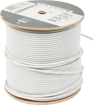 Кабель коаксиальный ITK CC1-R6F1-111-300-G RG-6 FTP 75Om PVC внутренний 300м белый - купить недорого с доставкой в интернет-магазине