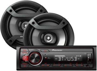 Автомагнитола Pioneer MXT-S216BT 1DIN 4x50Вт 1 - купить недорого с доставкой в интернет-магазине