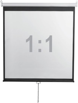 Экран Digis 112" 200x200см Optimal-D DSOD-1105 1:1 настенно-потолочный рулонный - купить недорого с доставкой в интернет-магазине