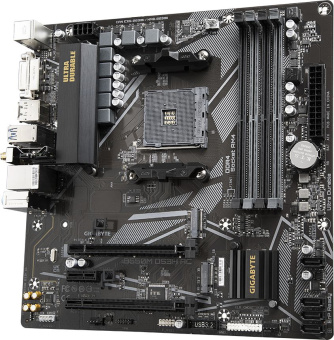 Материнская плата Gigabyte B550M DS3H AC Soc-AM4 AMD B550 4xDDR4 mATX AC`97 8ch(7.1) GbLAN RAID+DVI+HDMI - купить недорого с доставкой в интернет-магазине