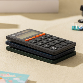 Калькулятор карманный Deli EM130BLUE синий 12-разр. - купить недорого с доставкой в интернет-магазине