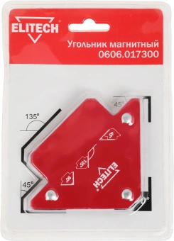 Магнитный угольник Elitech 0606.017300 326гр - купить недорого с доставкой в интернет-магазине