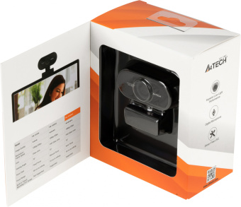 Камера Web A4Tech PK-930HA черный 2Mpix (1920x1080) USB2.0 с микрофоном - купить недорого с доставкой в интернет-магазине