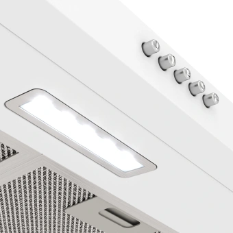 Вытяжка козырьковая Elikor Eco ONE 50 WH белый управление: кнопочное - купить недорого с доставкой в интернет-магазине