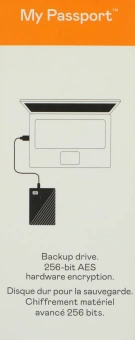 Жесткий диск WD USB3.2 Gen1 2TB WDBYVG0020BBK-WESN My Passport 2.5" черный - купить недорого с доставкой в интернет-магазине