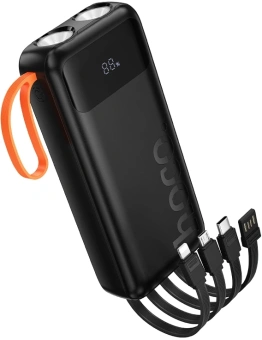 Мобильный аккумулятор Hoco J151A Spirit 20000mAh 3A USB-A/2xUSB-C черный (53374) - купить недорого с доставкой в интернет-магазине