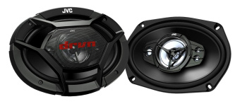 Колонки автомобильные JVC CS-DR6950H 800Вт 86дБ 4Ом 15x23см (6x9дюйм) (ком.:2кол.) коаксиальные пятиполосные - купить недорого с доставкой в интернет-магазине