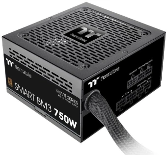 Блок питания Thermaltake ATX 750W Smart BM3 Gen.5 80+ bronze (20+4pin) APFC 120mm fan 12xSATA Cab Manag RTL - купить недорого с доставкой в интернет-магазине