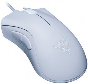 Мышь Razer DeathAdder Essential белый оптическая (6400dpi) USB для ноутбука (5but) - купить недорого с доставкой в интернет-магазине
