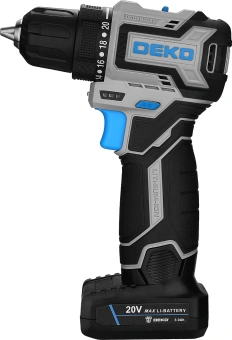 Дрель-шуруповерт Deko Loner 20V PRO аккум. патрон:быстрозажимной (085-1010) - купить недорого с доставкой в интернет-магазине
