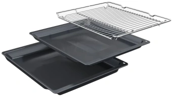 Духовой шкаф Электрический Bosch HBG536EB3 черный - купить недорого с доставкой в интернет-магазине