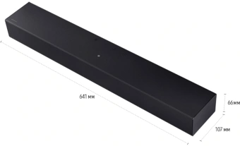 Саундбар Samsung HW-B400F/RU 2.1 40Вт черный - купить недорого с доставкой в интернет-магазине