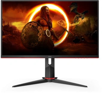 Монитор AOC 27" Q27G2U черный/красный VA LED 16:9 HDMI матовая HAS Piv 250cd 178гр/178гр 2560x1440 144Hz FreeSync Premium DP 2K USB 5.2кг - купить недорого с доставкой в интернет-магазине