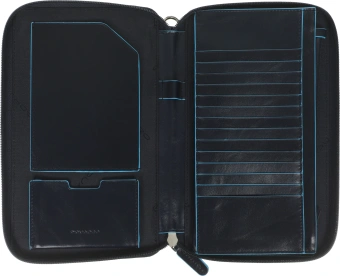 Мультипортмоне Piquadro Blue Square PP3246B2/BLU2 синий натур.кожа - купить недорого с доставкой в интернет-магазине