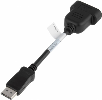 Переходник HP DisplayPort (m) DVI-D (f) 0.19м (FH973AA) черный - купить недорого с доставкой в интернет-магазине