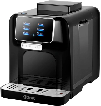 Кофемашина Kitfort КТ-7424 1480Вт черный - купить недорого с доставкой в интернет-магазине