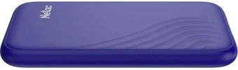 Накопитель SSD Netac USB3.2 Gen2x2 512GB NT01ZX20IIIEVO-512G-32BL ZX20 III EVO синий - купить недорого с доставкой в интернет-магазине
