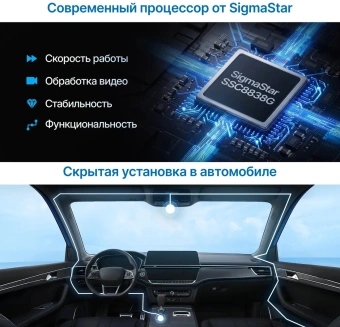 Видеорегистратор TrendVision Proof 360 GPS Ultra черный 2Mpix 2160x3840 2160p 150гр. GPS SigmaStar SSC8838G - купить недорого с доставкой в интернет-магазине