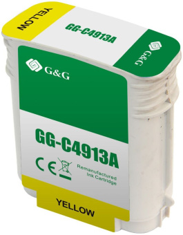 Картридж струйный G&G GG-C4913A № 82 желтый (72мл) для HP DJ 500/800C - купить недорого с доставкой в интернет-магазине