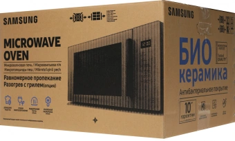 Микроволновая Печь Samsung MS23T5018AK/BW 23л. 800Вт черный - купить недорого с доставкой в интернет-магазине