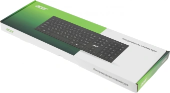Клавиатура Acer OKR300 черный USB беспроводная Multimedia (ZL.KBDEE.014) - купить недорого с доставкой в интернет-магазине