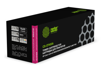Картридж лазерный Cactus CS-CF403A CF403A пурпурный (1400стр.) для HP CLJ M252/252N/252DN/252DW/M277n/M277DW - купить недорого с доставкой в интернет-магазине