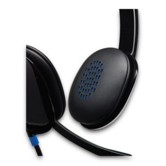 Наушники с микрофоном Logitech H540 черный 1.8м накладные USB оголовье (981-000480) - купить недорого с доставкой в интернет-магазине