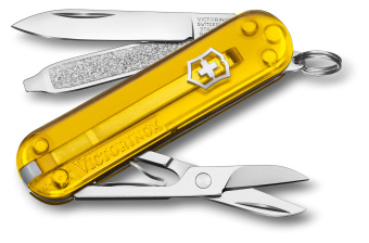 Нож перочинный Victorinox Classic SD Tuscan Sun (0.6223.T81G) 58мм 7функц. подар.коробка - цена, купить или заказать с доставкой в интернет-магазине Нож перочинный Victorinox Classic SD Tuscan Sun (0.6223.T81G) 58мм 7функц. подар.коробка - купить недорого с доставкой в интернет-магазине