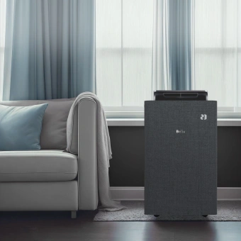 Кондиционер мобильный Ballu Velure BPAC-12 EW/N6 черный площ.30м2 - купить недорого с доставкой в интернет-магазине