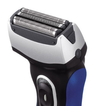 Бритва сетчатая Panasonic ES6002 реж.эл.:3 питан.:аккум. черный/синий - купить недорого с доставкой в интернет-магазине